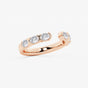 Eliana - Sleek Channel Set Band Wedding Ring