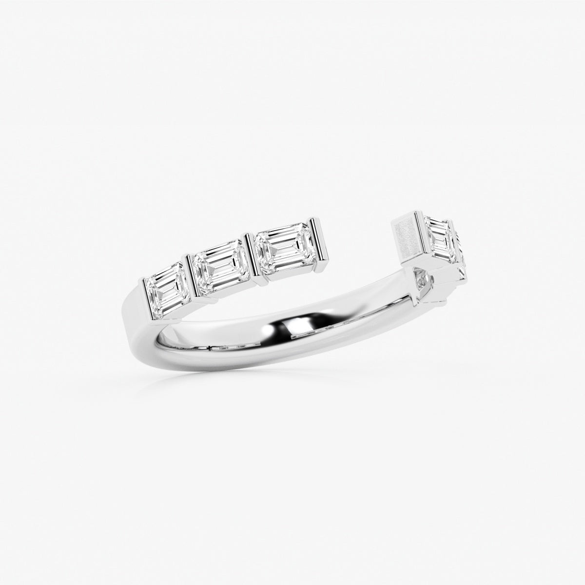 Eliana - Sleek Channel Set Band Wedding Ring