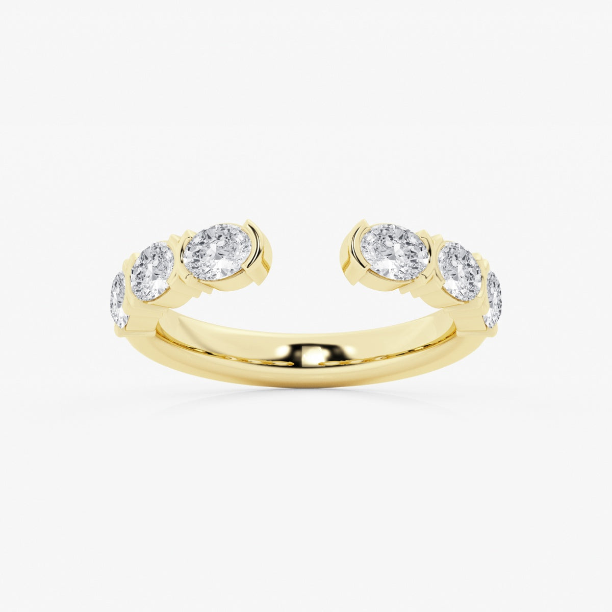 Eliana - Sleek Channel Set Band Wedding Ring