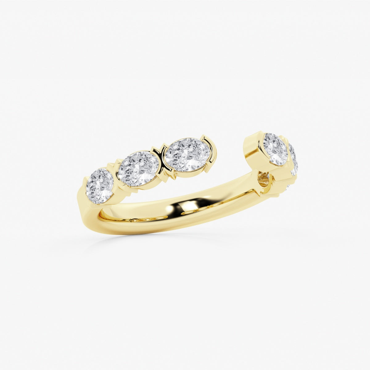 Eliana - Sleek Channel Set Band Wedding Ring