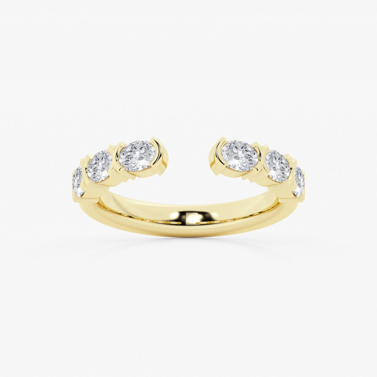 Eliana - Sleek Channel Set Band Wedding Ring