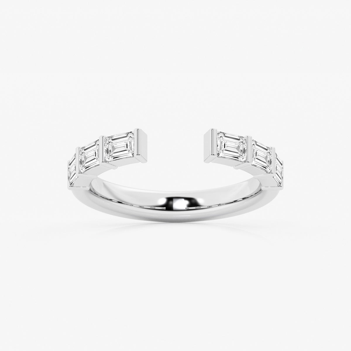 Eliana - Sleek Channel Set Band Wedding Ring