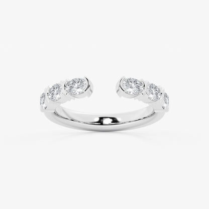 Eliana - Sleek Channel Set Band Wedding Ring