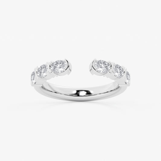 Eliana - Sleek Channel Set Band Wedding Ring