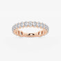 Elise - Three-Quarter Eternity Band Wedding Ring