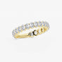 Elise - Three-Quarter Eternity Band Wedding Ring