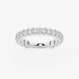 Elise - Three-Quarter Eternity Band Wedding Ring