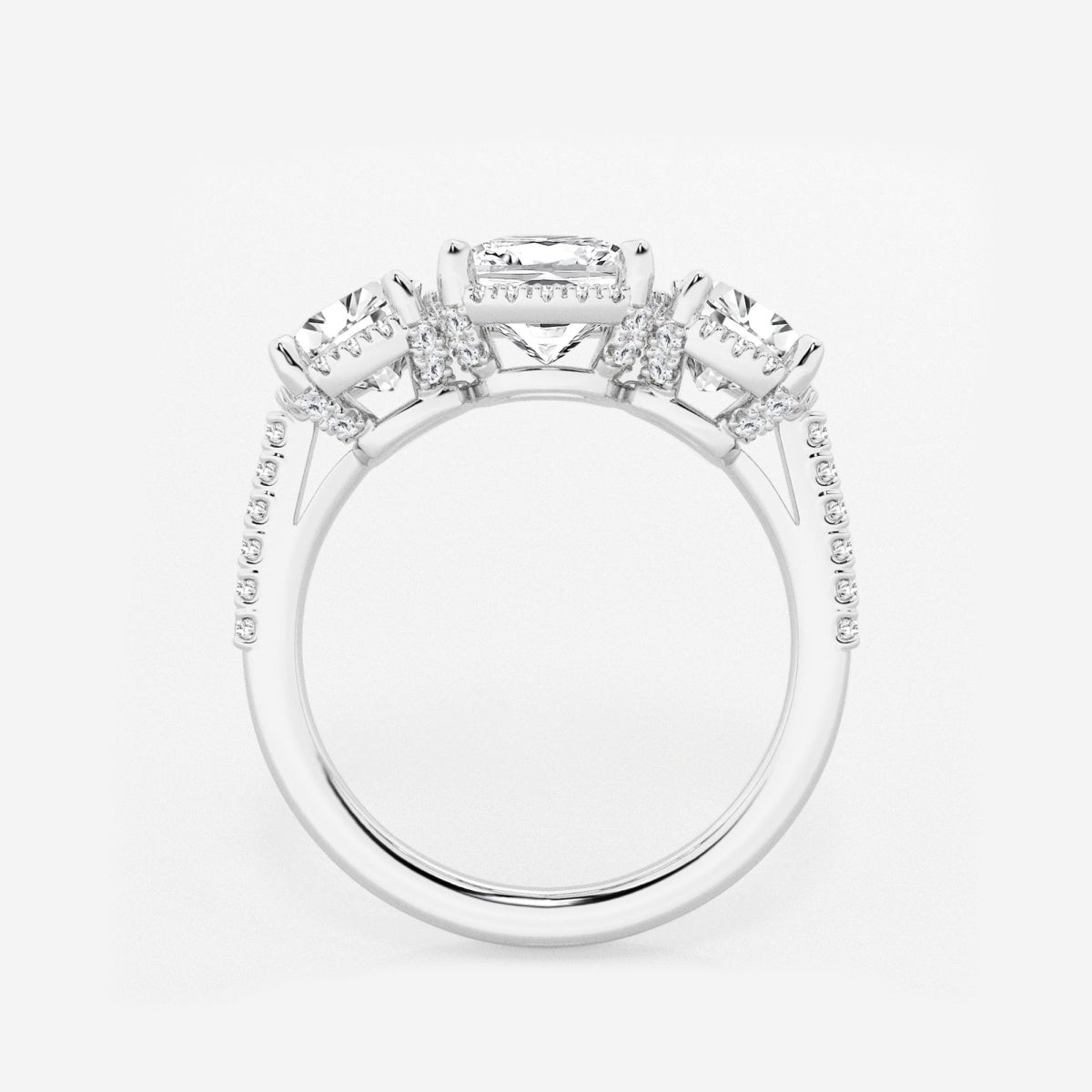 Eloise - Shadow Halo Design Engagement Ring