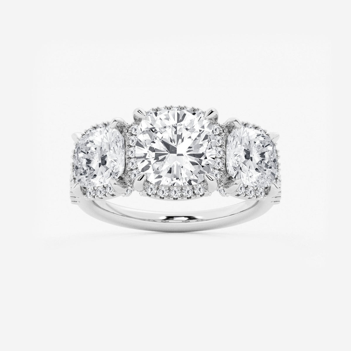 Eloise - Shadow Halo Design Engagement Ring