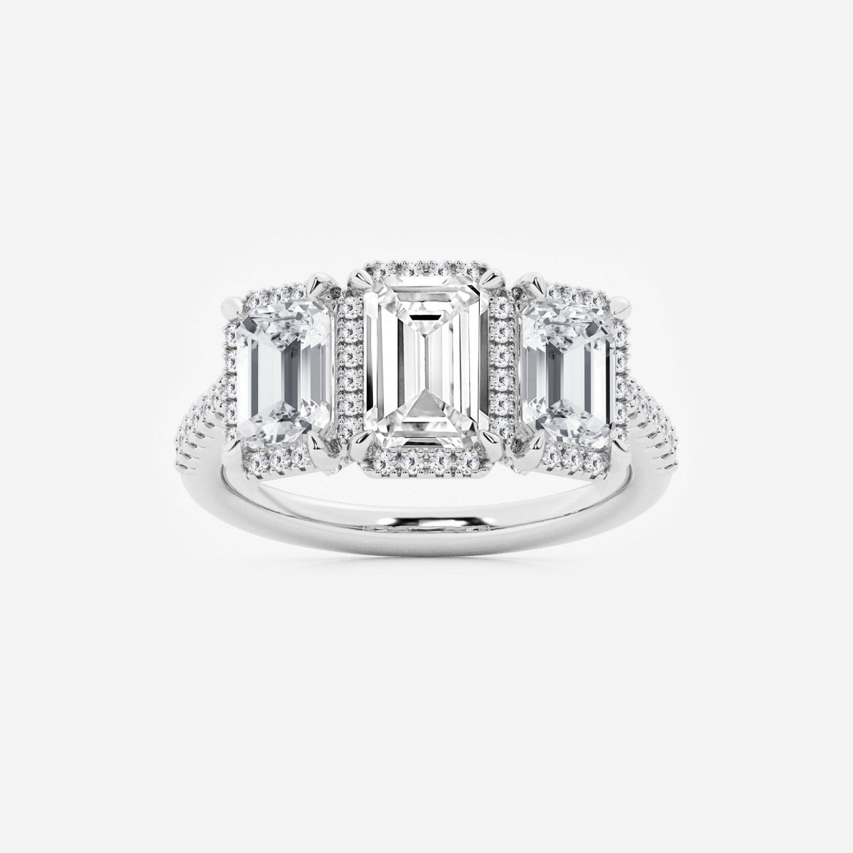 Eloise - Shadow Halo Design Engagement Ring