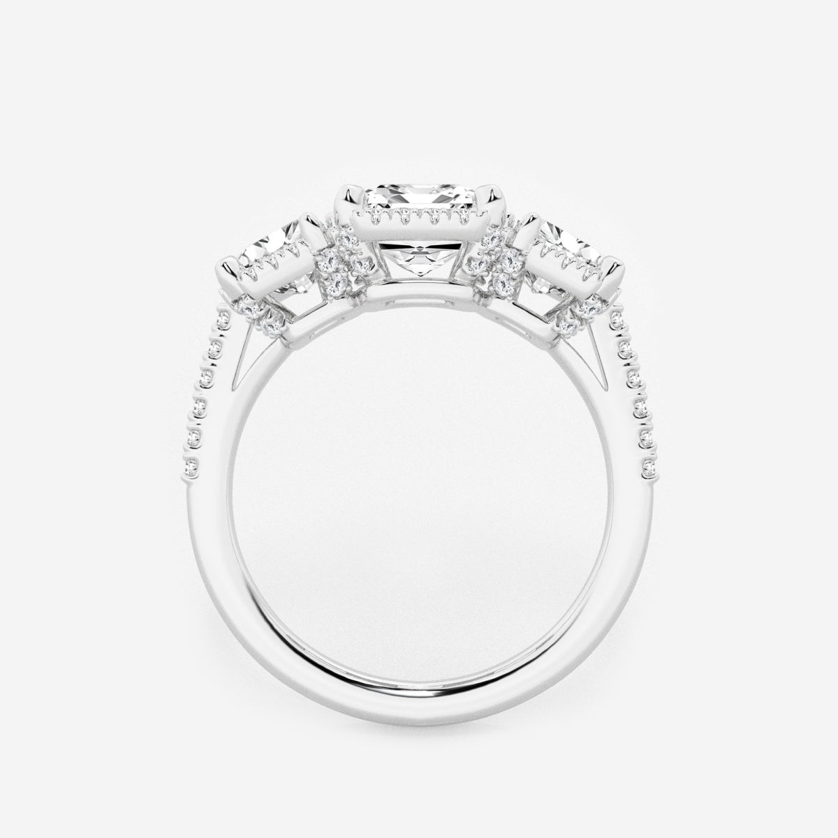 Eloise - Shadow Halo Design Engagement Ring