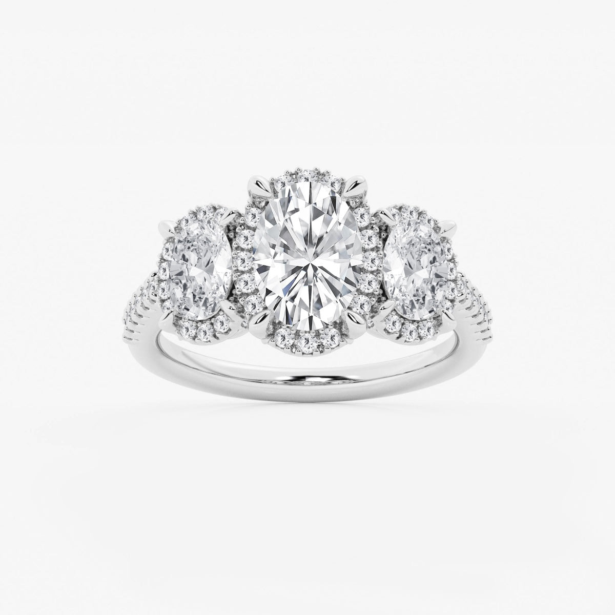 Eloise - Shadow Halo Design Engagement Ring