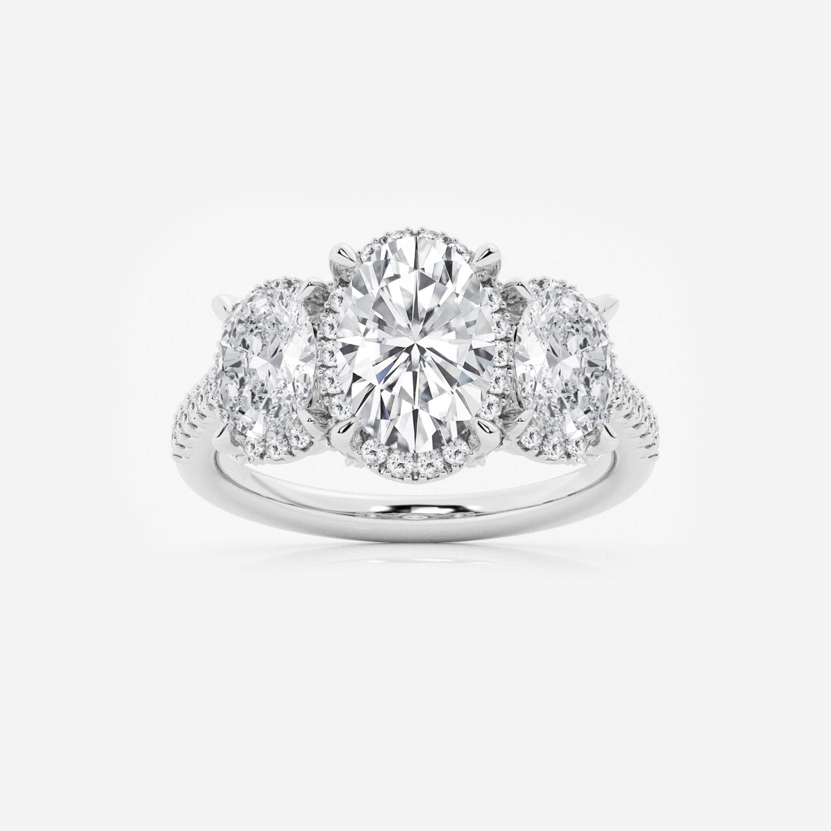 Eloise - Shadow Halo Design Engagement Ring