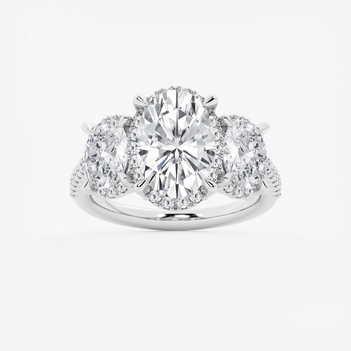 Eloise - Shadow Halo Design Engagement Ring