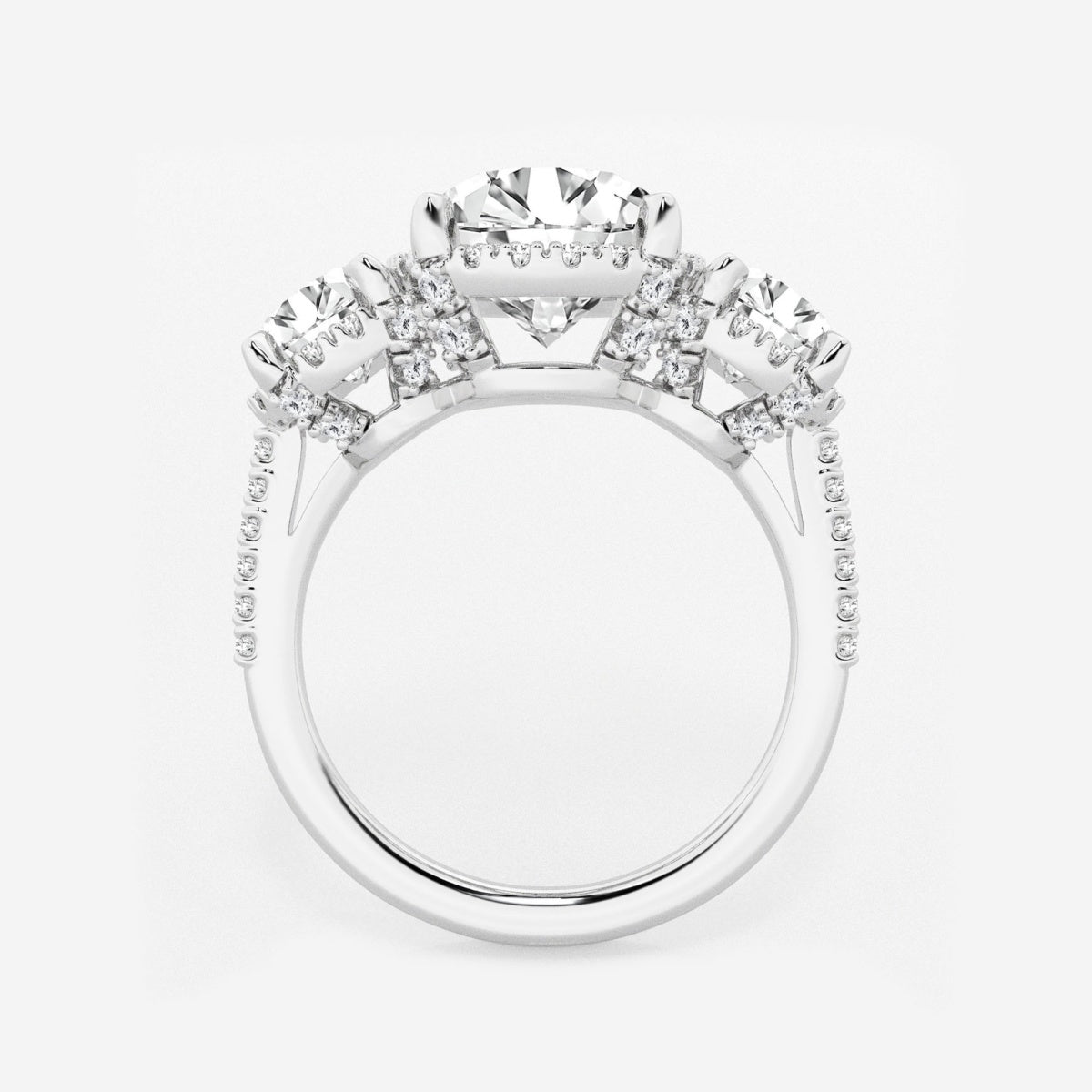 Eloise - Shadow Halo Design Engagement Ring