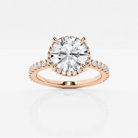 Emery - Hidden Halo Design Engagement Ring