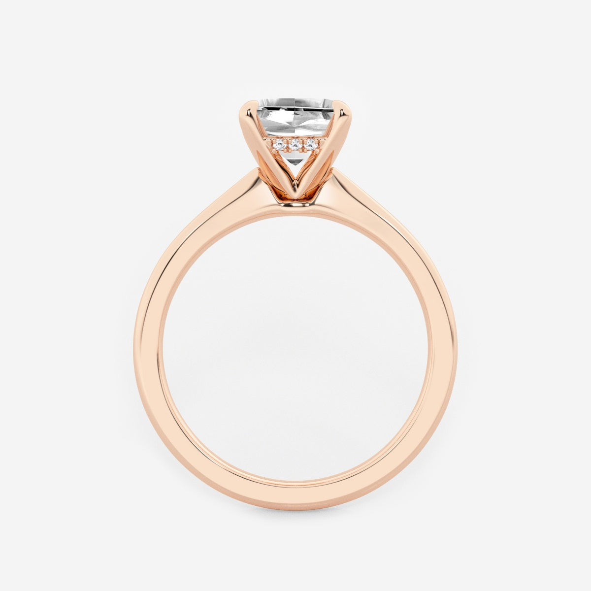 Esme - Hidden Halo Design Engagement Ring