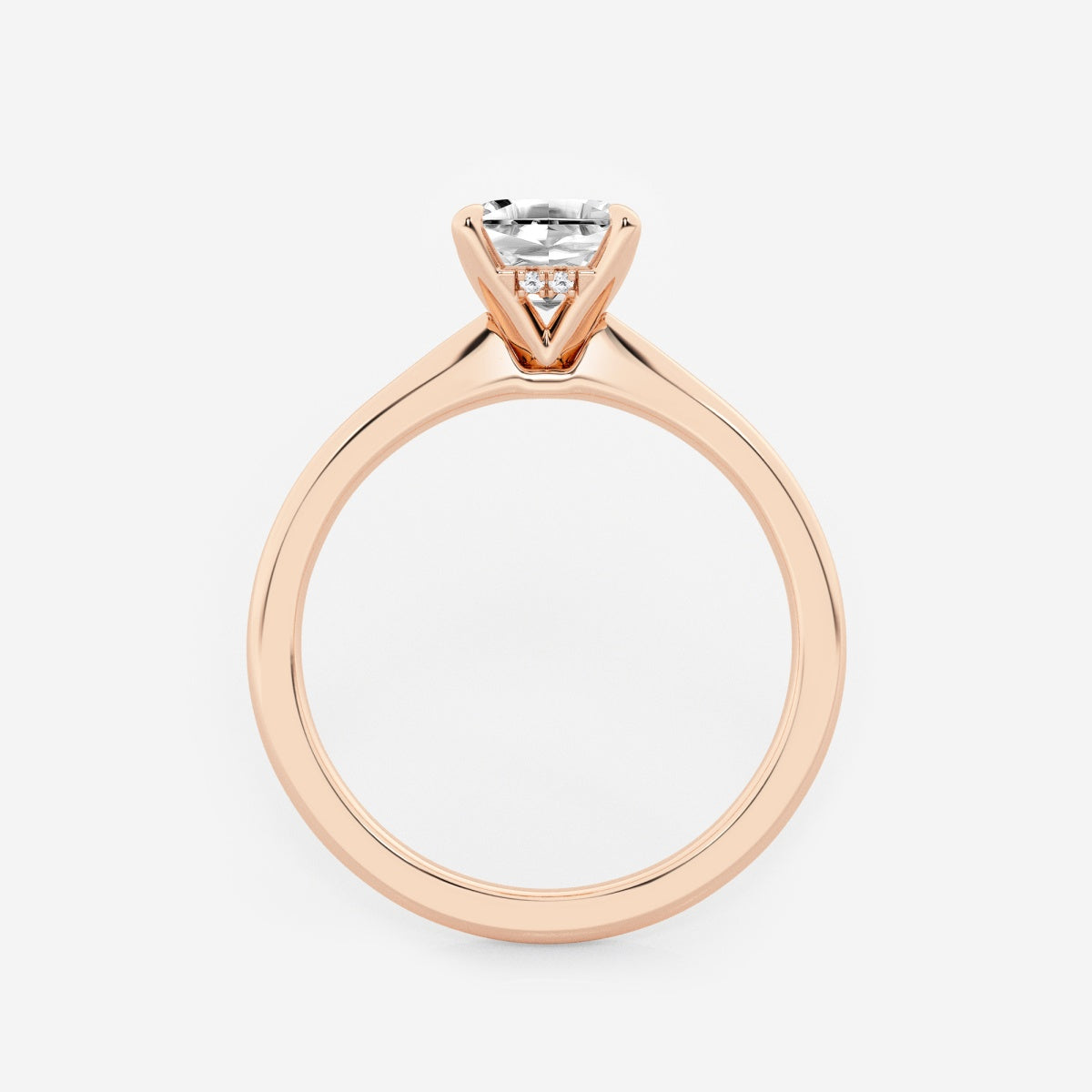 Esme - Hidden Halo Design Engagement Ring