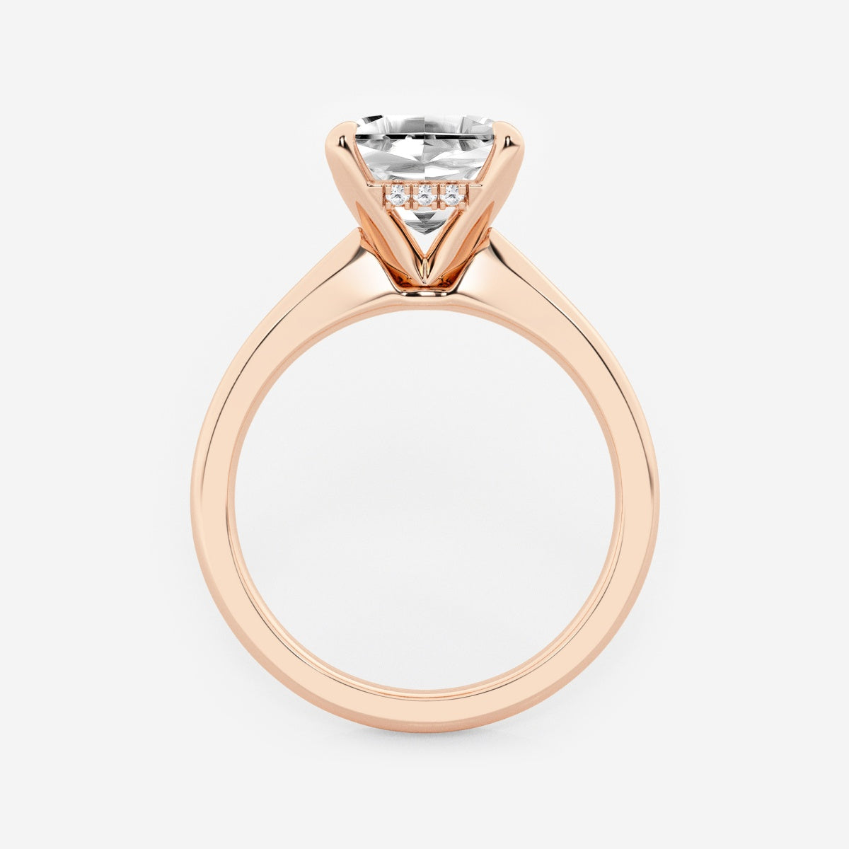 Esme - Hidden Halo Design Engagement Ring