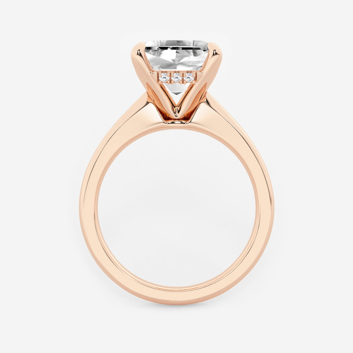 Esme - Hidden Halo Design Engagement Ring