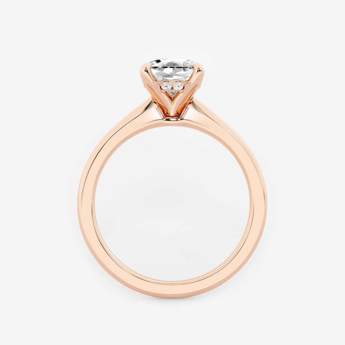 Esme - Hidden Halo Design Engagement Ring