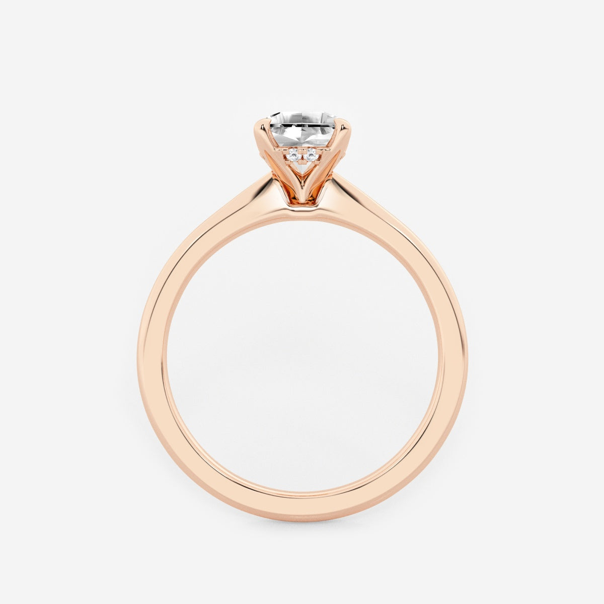 Esme - Hidden Halo Design Engagement Ring