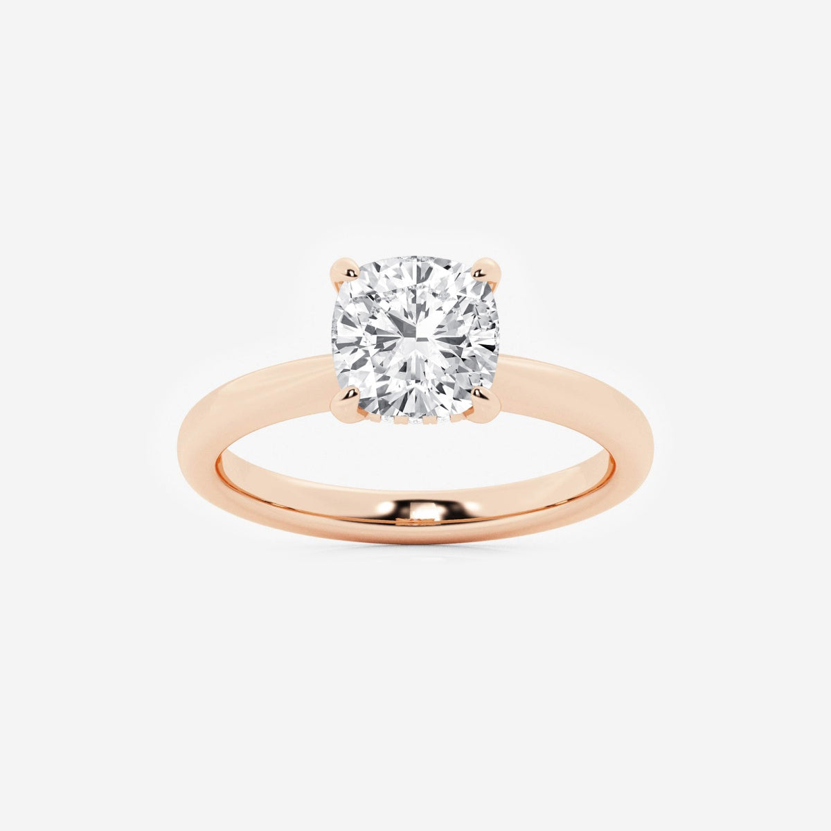 Esme - Hidden Halo Design Engagement Ring