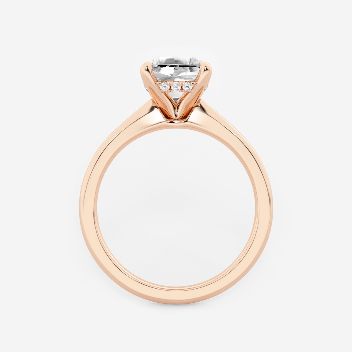 Esme - Hidden Halo Design Engagement Ring