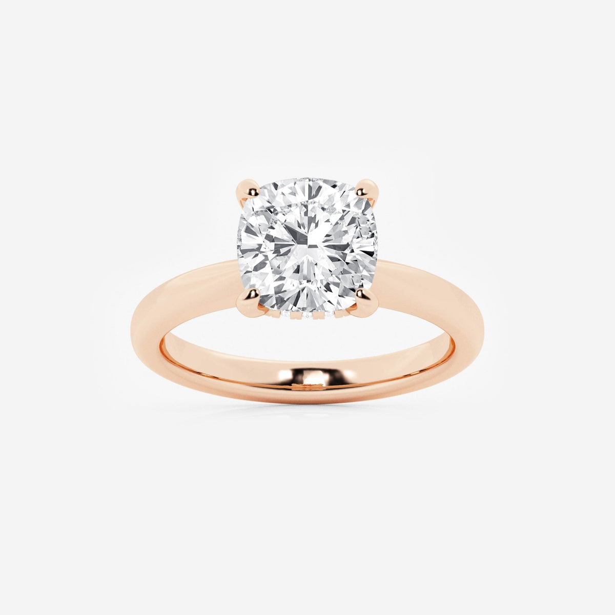 Esme - Hidden Halo Design Engagement Ring