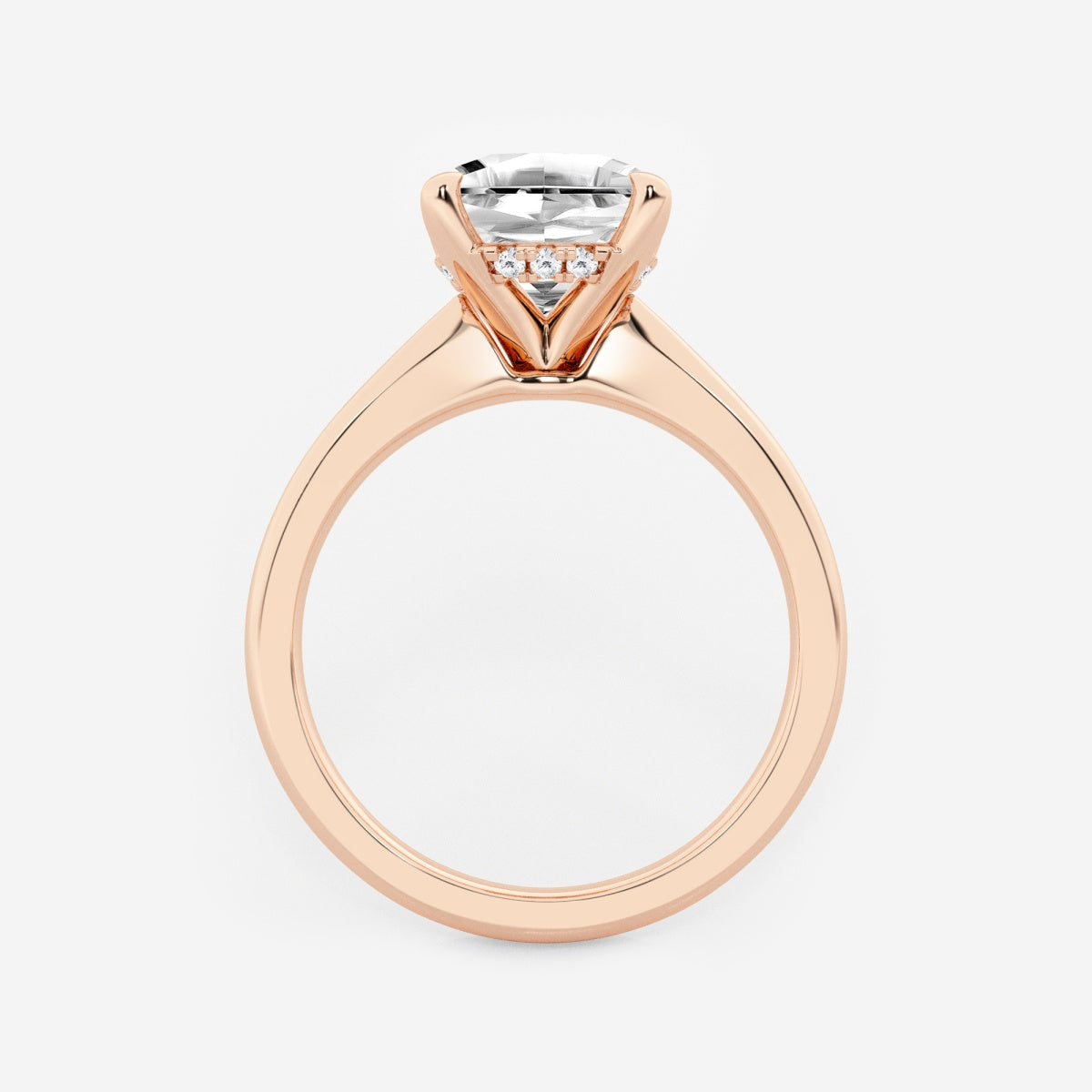 Esme - Hidden Halo Design Engagement Ring