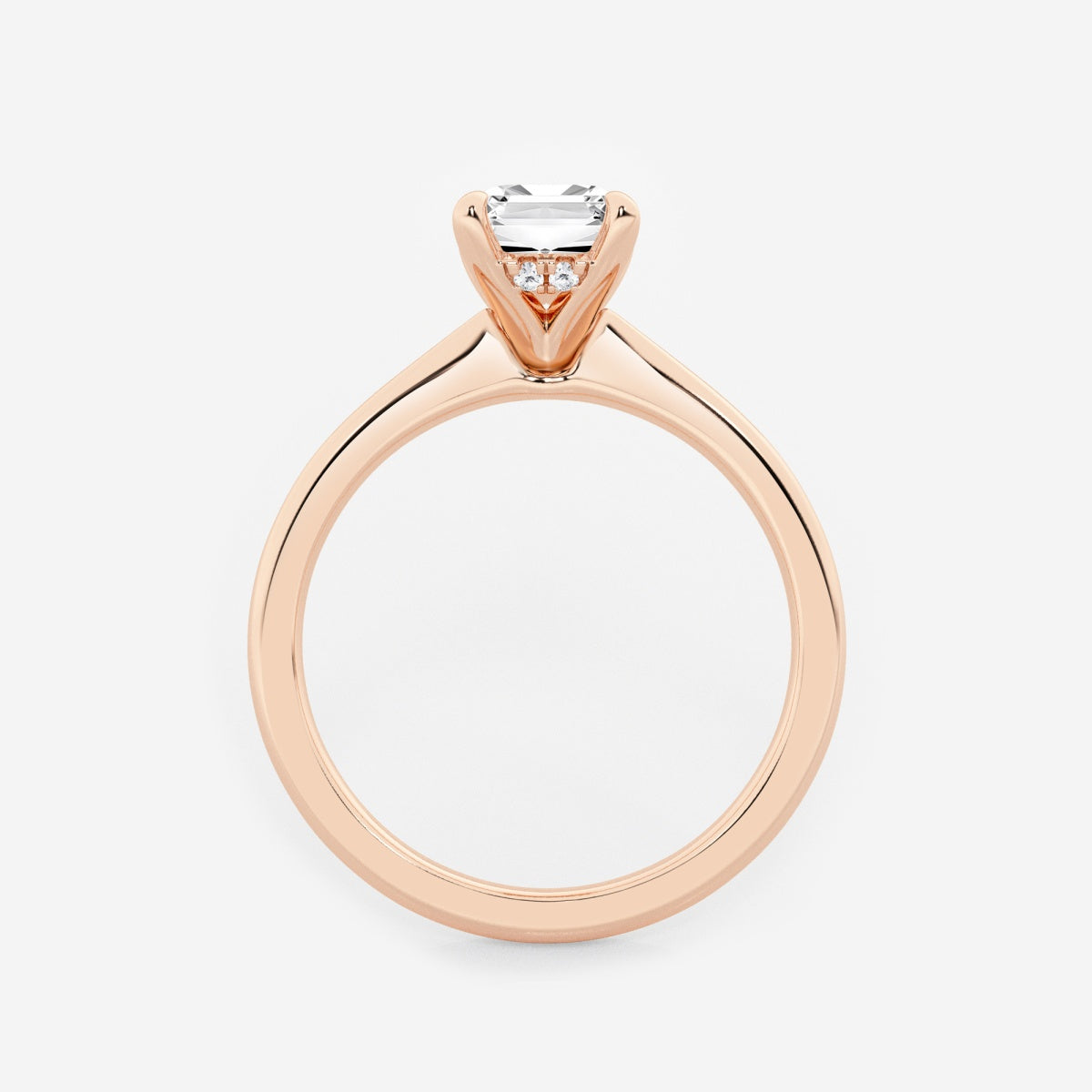 Esme - Hidden Halo Design Engagement Ring