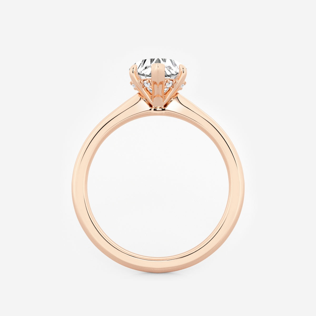 Esme - Hidden Halo Design Engagement Ring