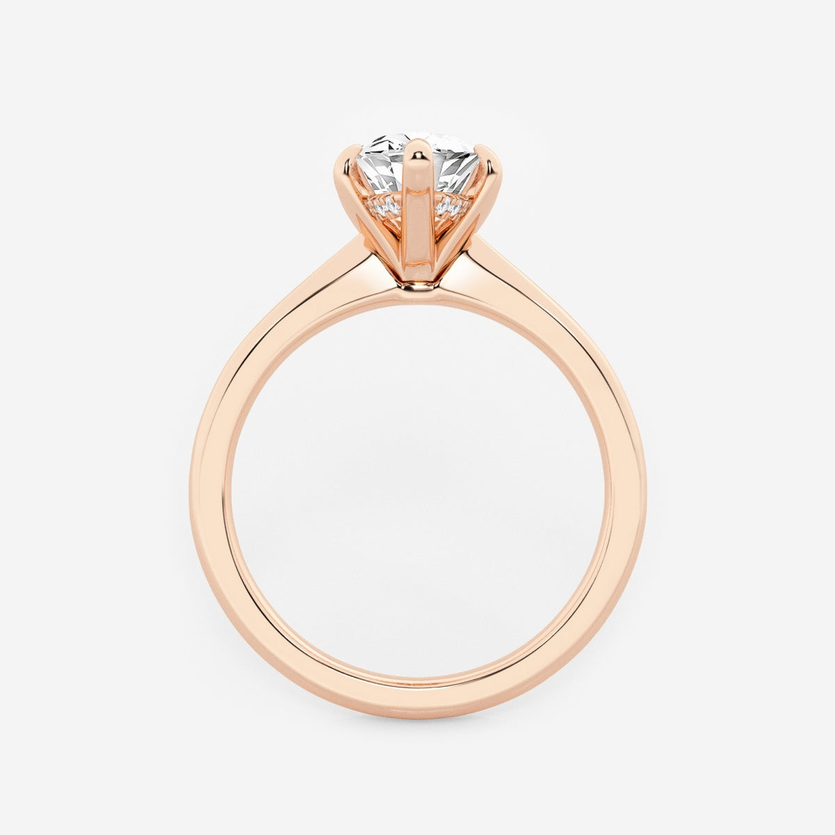 Esme - Hidden Halo Design Engagement Ring