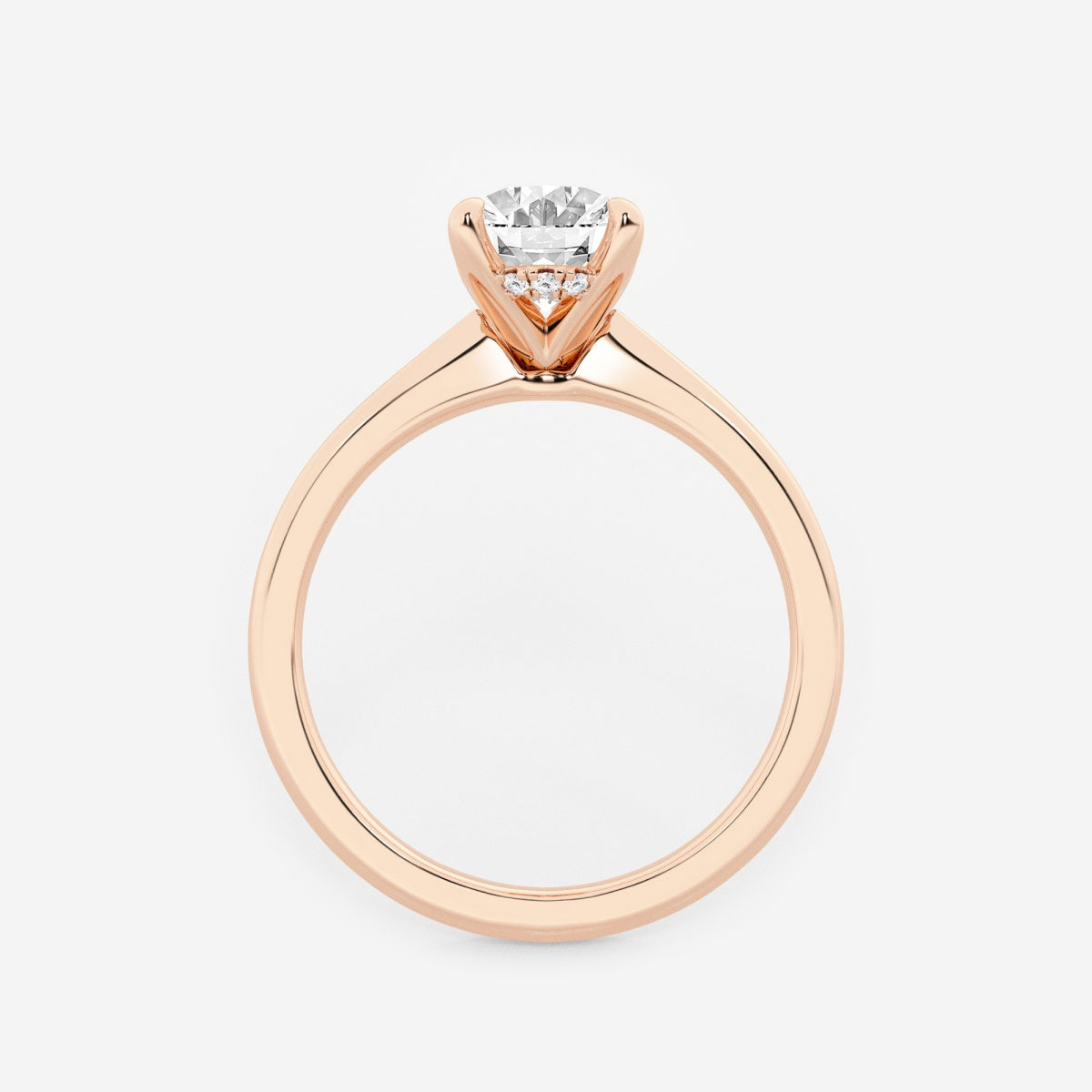 Esme - Hidden Halo Design Engagement Ring