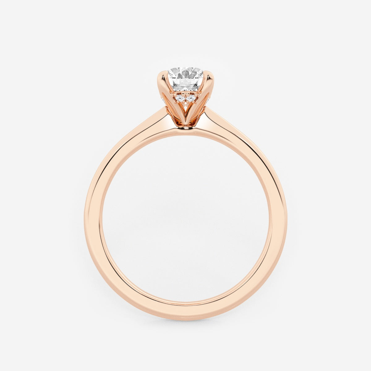 Esme - Hidden Halo Design Engagement Ring