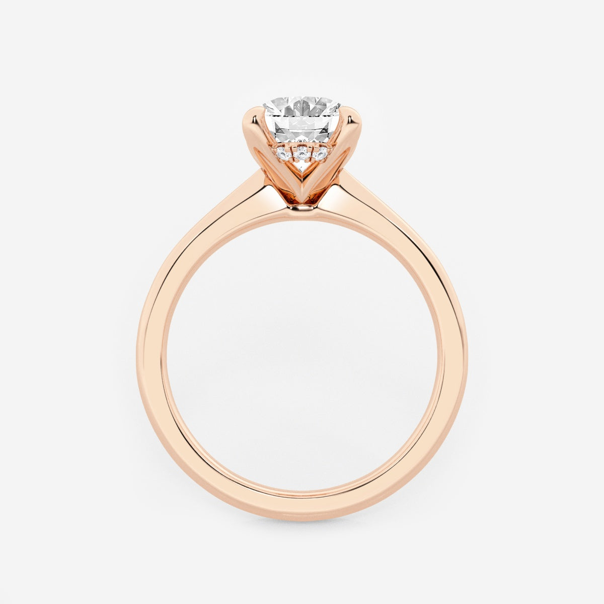 Esme - Hidden Halo Design Engagement Ring