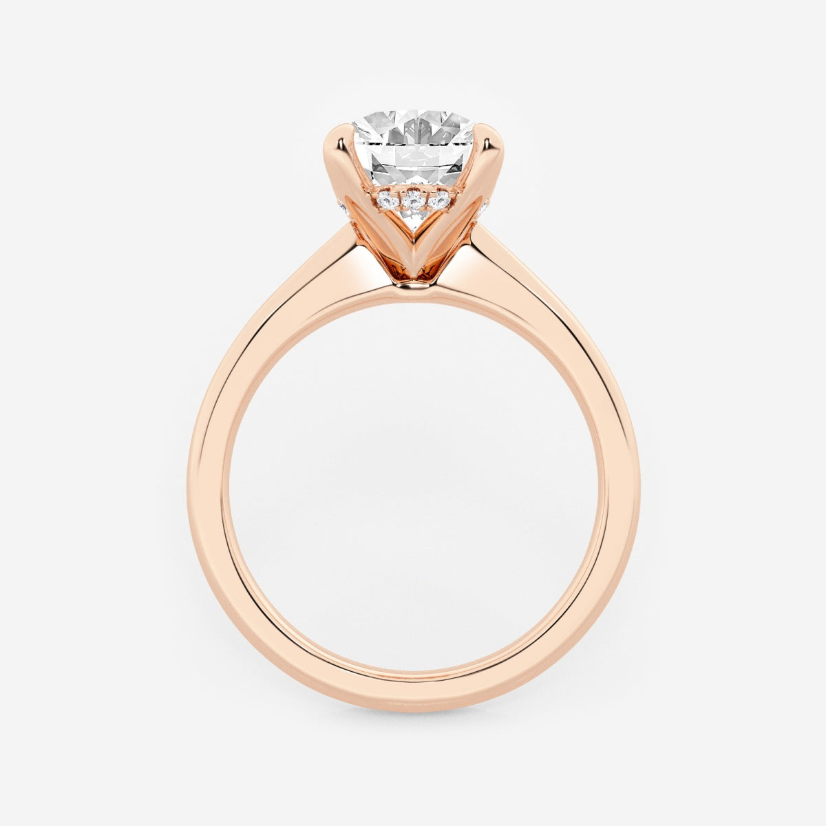 Esme - Hidden Halo Design Engagement Ring