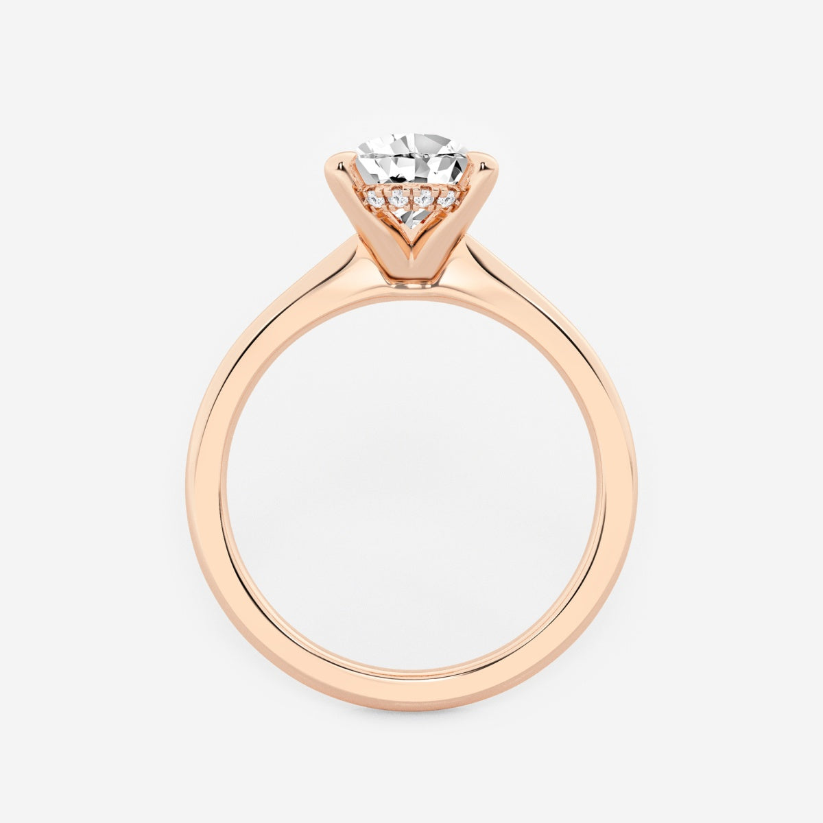 Esme - Hidden Halo Design Engagement Ring