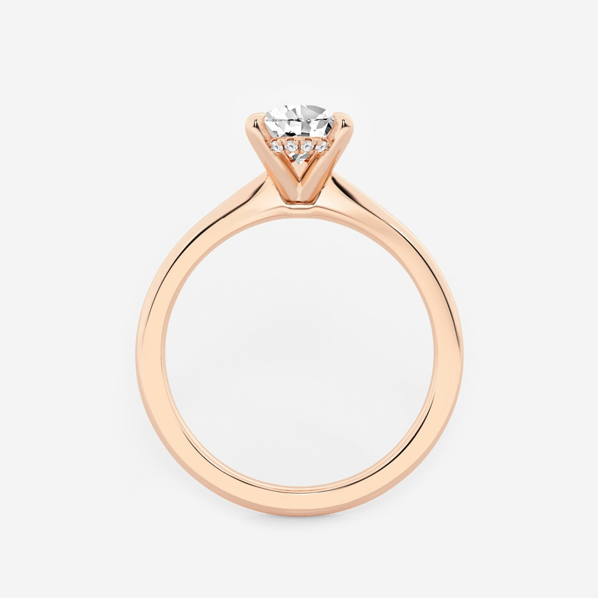 Esme - Hidden Halo Design Engagement Ring