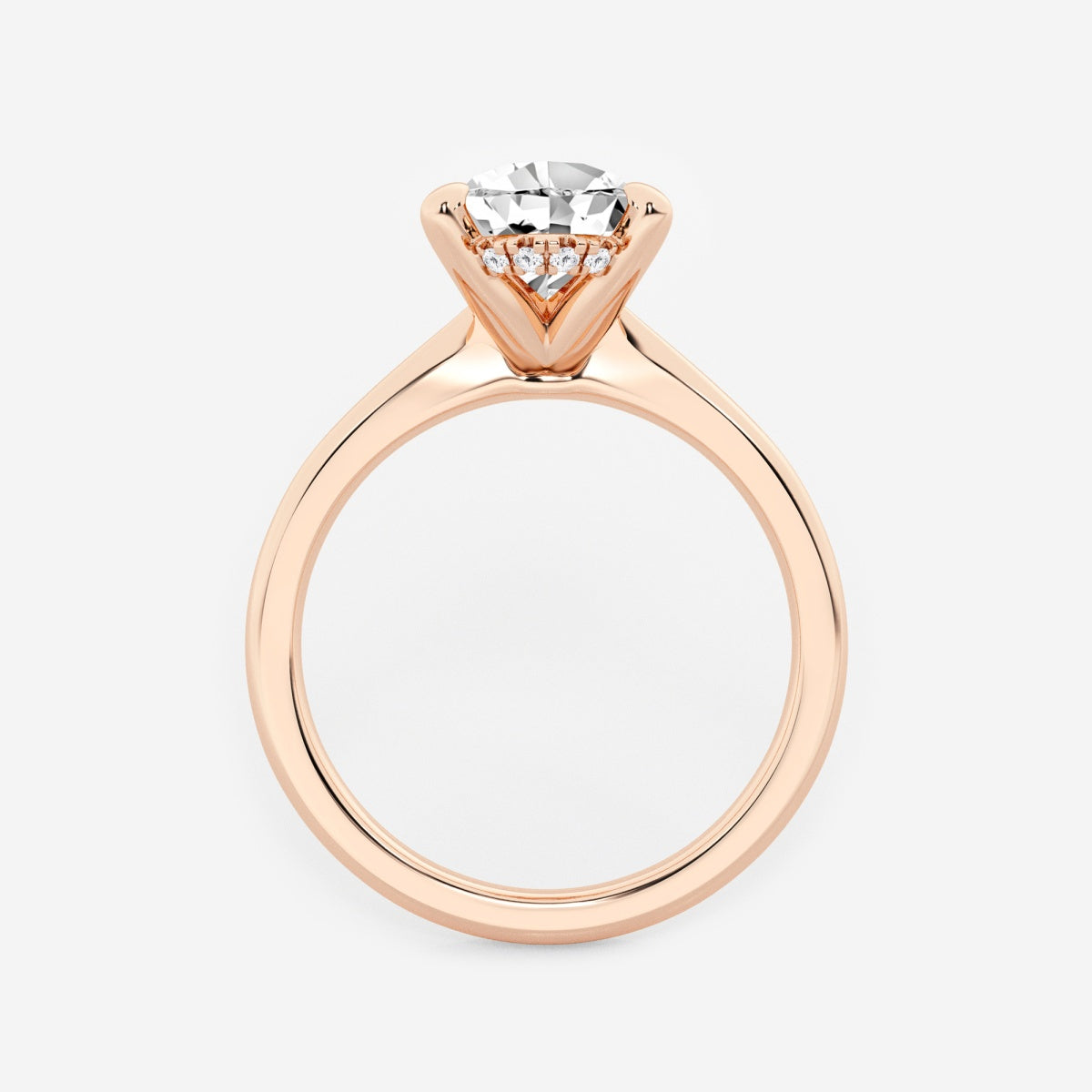 Esme - Hidden Halo Design Engagement Ring