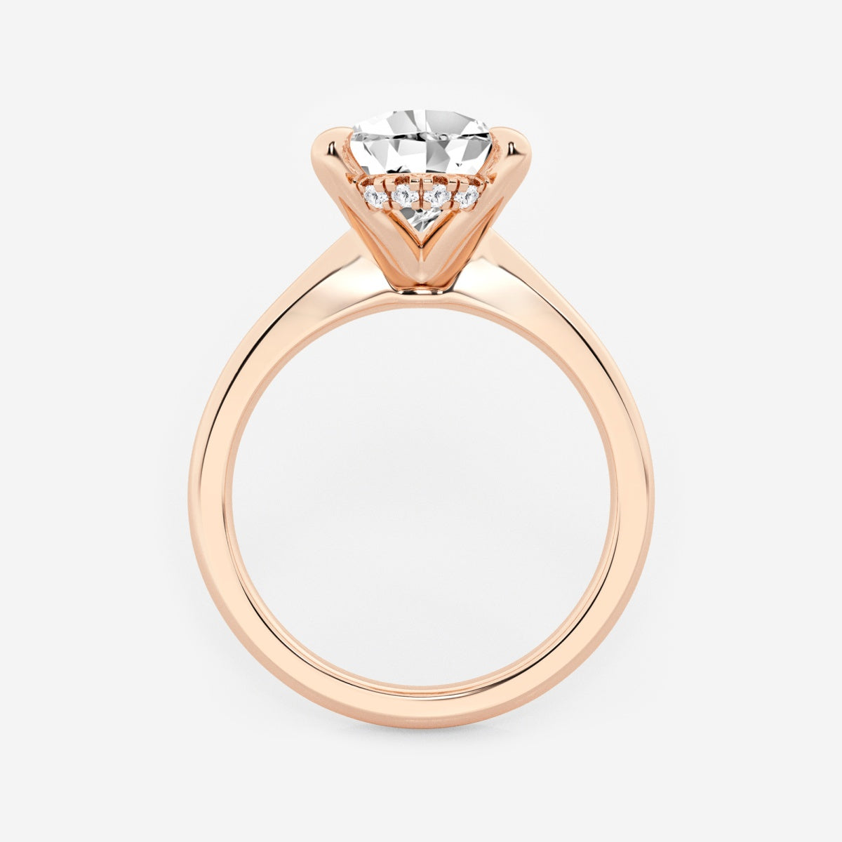 Esme - Hidden Halo Design Engagement Ring