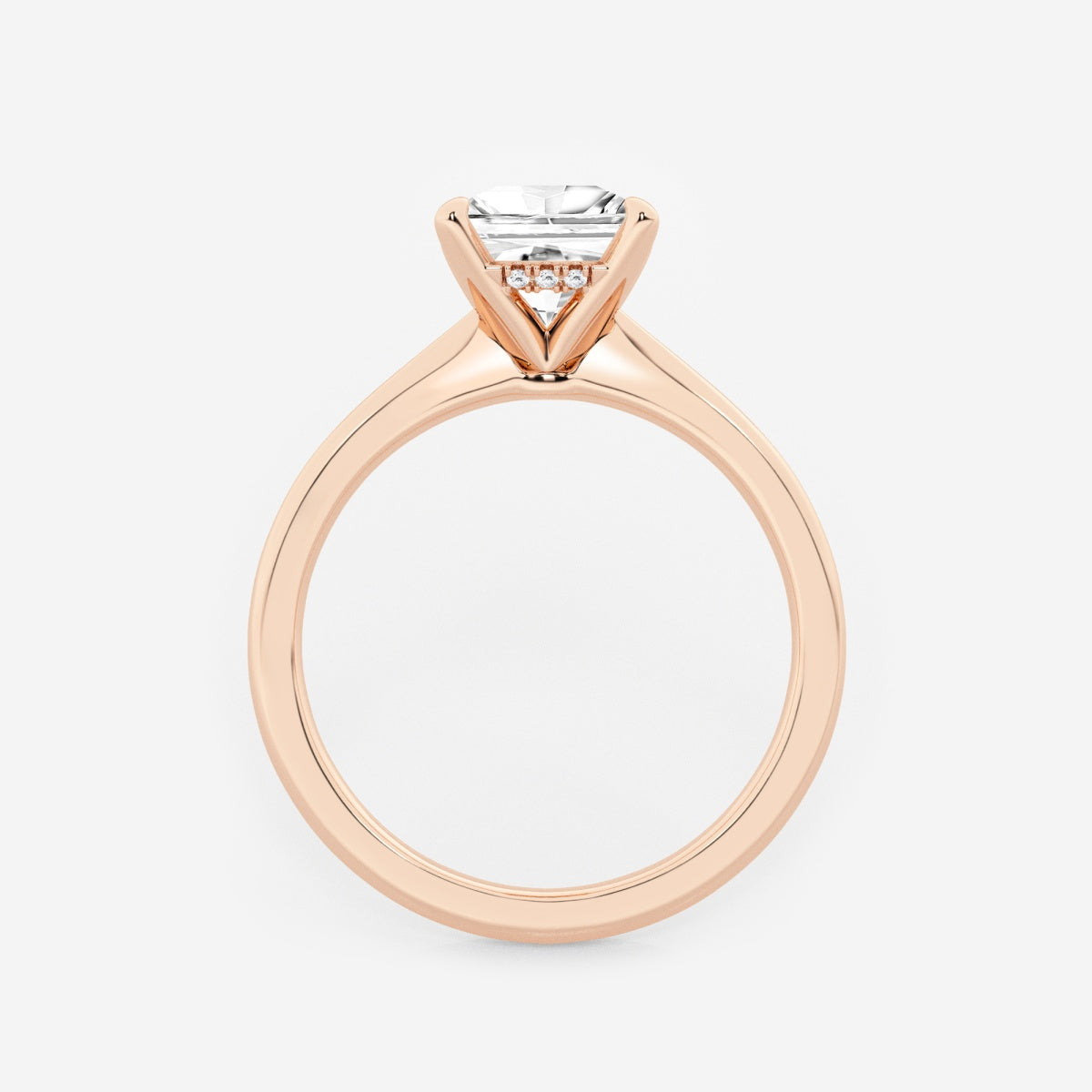 Esme - Hidden Halo Design Engagement Ring