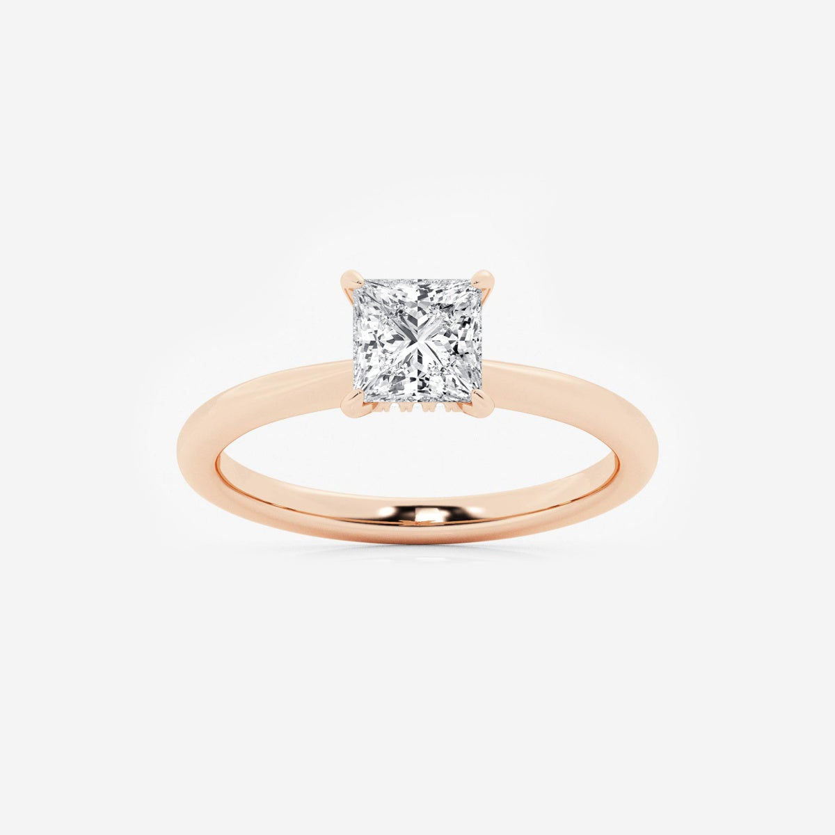 Esme - Hidden Halo Design Engagement Ring