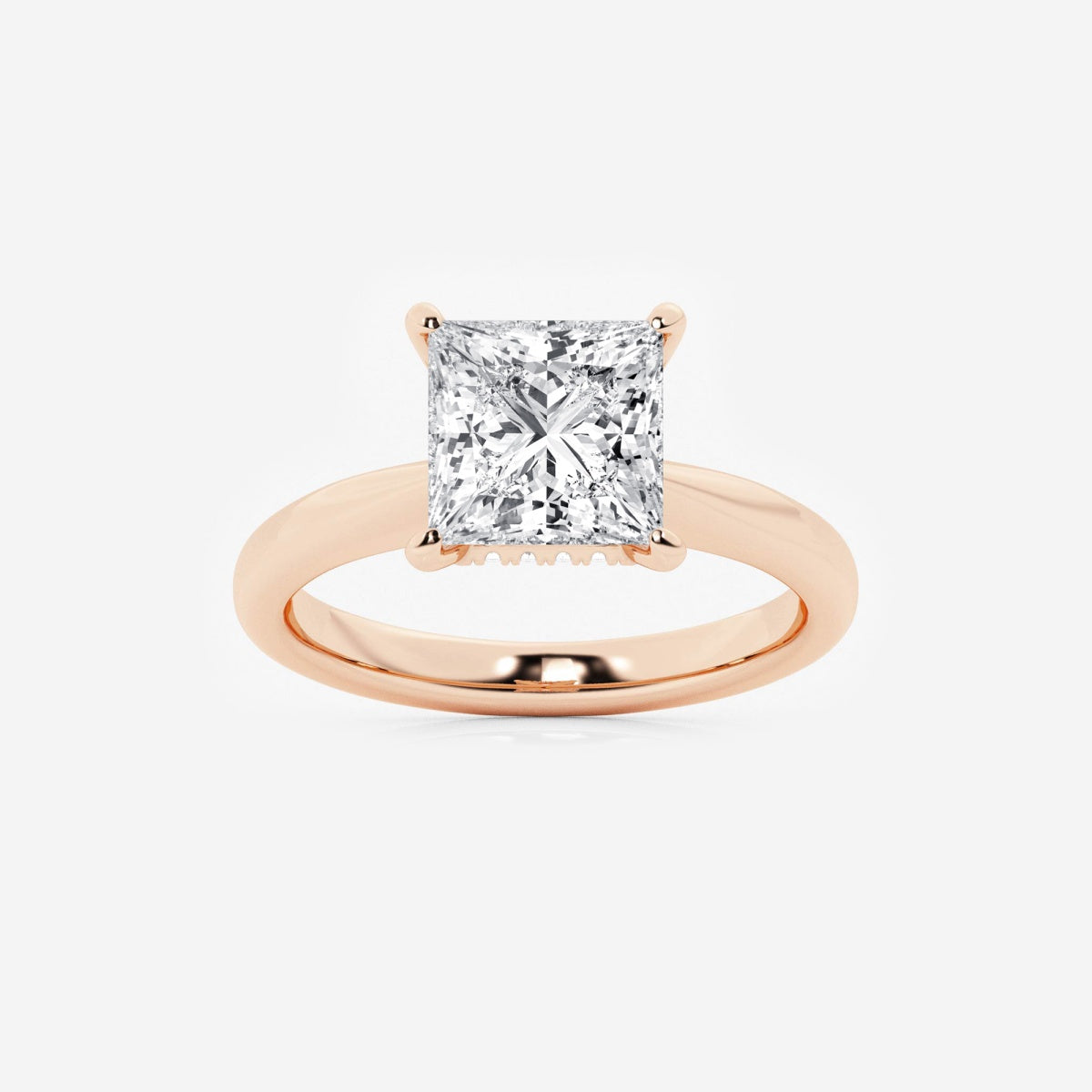 Esme - Hidden Halo Design Engagement Ring