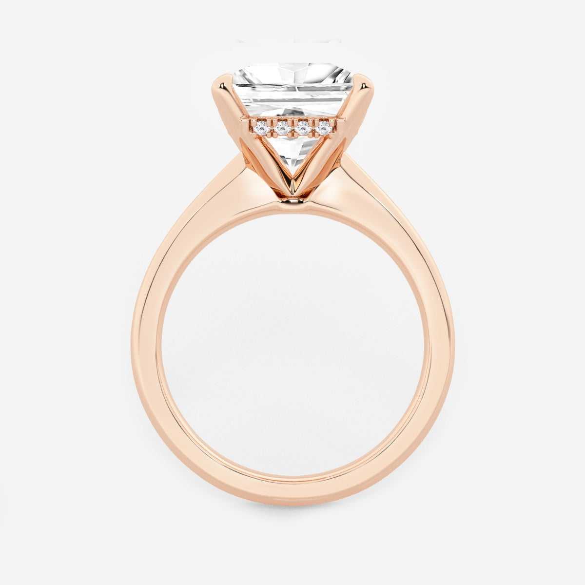 Esme - Hidden Halo Design Engagement Ring