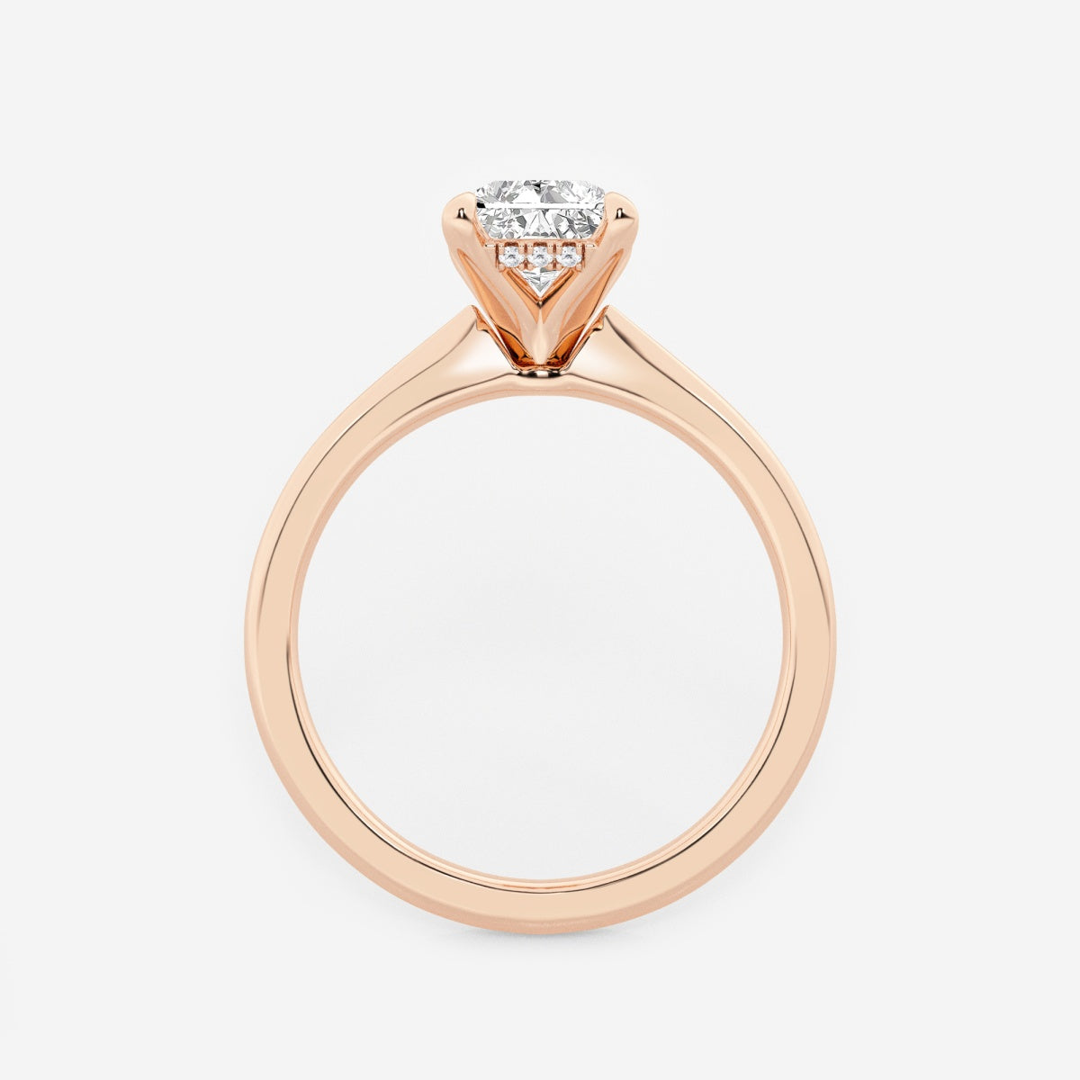 Esme - Hidden Halo Design Engagement Ring