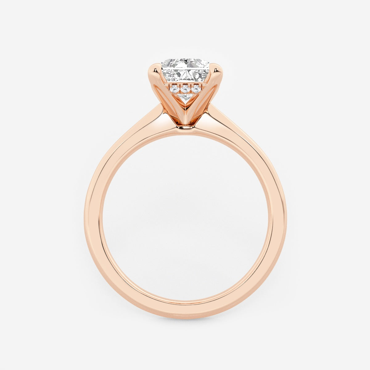 Esme - Hidden Halo Design Engagement Ring