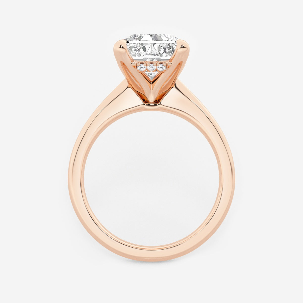 Esme - Hidden Halo Design Engagement Ring