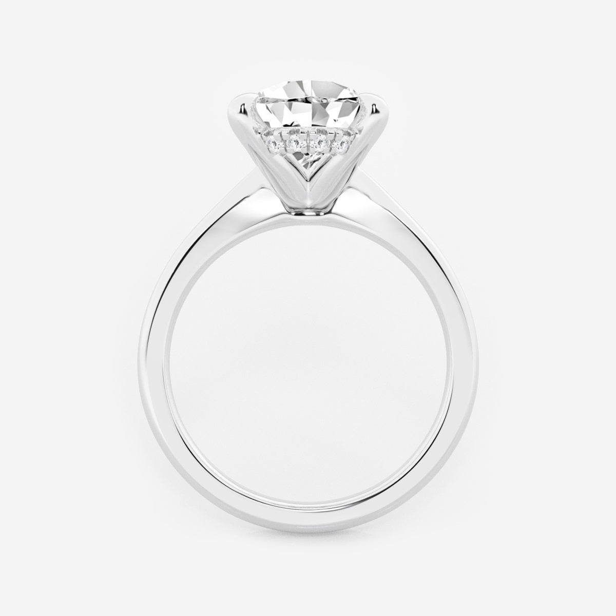 Esme - Hidden Halo Design Engagement Ring