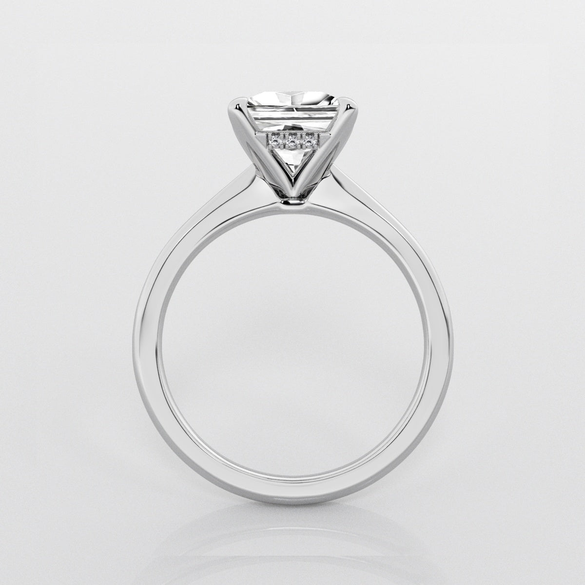 Esme - Hidden Halo Design Engagement Ring